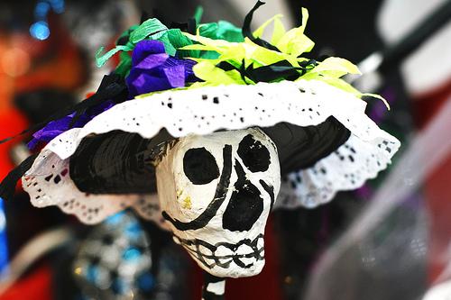 "Caterina" Skull Figure