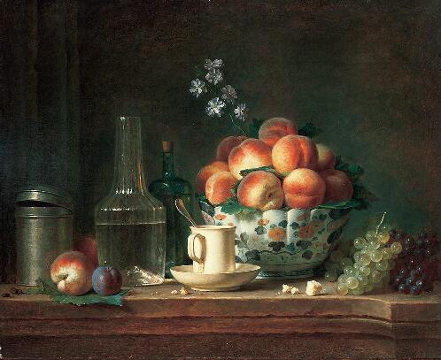 French cook Roland peaches