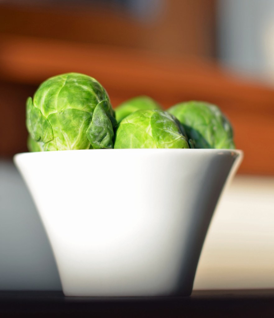 Brussel sprouts in cup