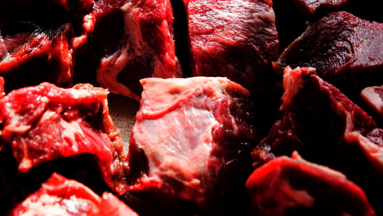 Meat close up