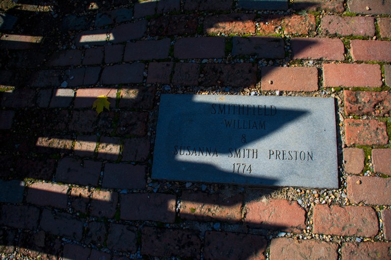 Plaque at entrance to Smithfield