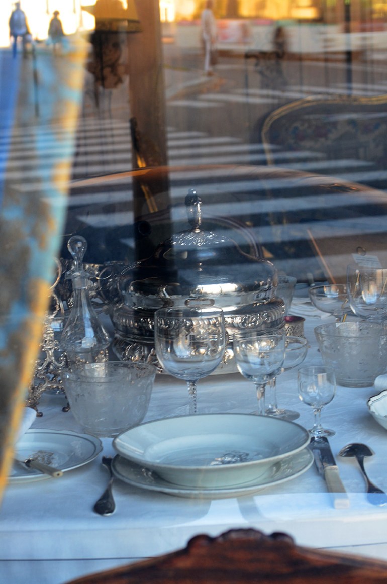 View through a window at La Tour d'Argent, Paris (Credit: C. Bertelsen)